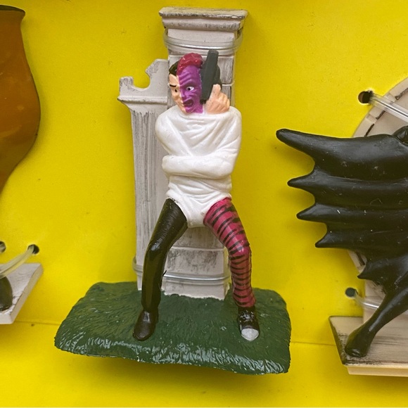 1995 Batman Forever Set of 6 Figures Batman Robin Two-Face Riddler Open Box - Picture 8 of 16